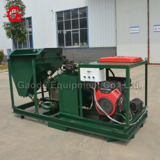 Gaodetec GDS1500G Gasoline engine mini Peristaltic Concrete Shotcrete Pump for dome